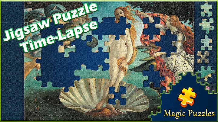 Jigsaw Puzzle time lapse — Sandro Botticelli “The Birth of Venus” / 70 pieces #3