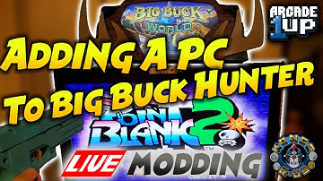 Adding a PC to Arcade1Up Big Buck Hunter | Big Buck World | LIVE Modding Session