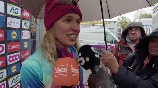 Katarzyna Niewiadoma - Interview at the finish - La Flèche Wallonne Féminine 2024