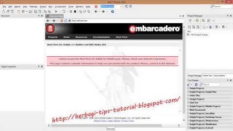 Tutorial Cara Membuat Kalkulator dari Delphi XE6