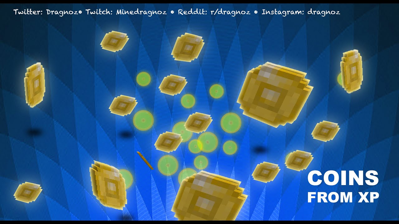 How to make XP drop Coins Minecraft 1.8 (Tateworld The YouTube