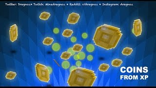 How to make XP drop Coins Minecraft 1.8 (Tateworld: The Toyshop) @dragnoz