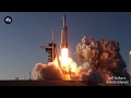 UP CLOSE!  Falcon Heavy Launches Arabsat 6A & Booster Landings