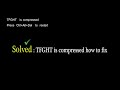 How To Fix Unable To Boot TFGHT Is Compressed Windows