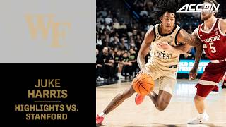 Wake Forest's Juke Harris Leads The Deacs To A Big Win
