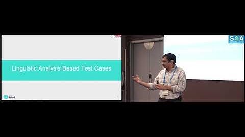 Generating millions of tests in a few hours - Linguistic analysis technique