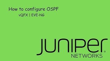 How to configure OSPF on juniper switch | vQFX | EVE-NG #juniper #junos #ospf #networking #protocol