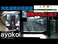 E257系 特急湘南22号 前面展望 小田原-貨物線経由-新宿