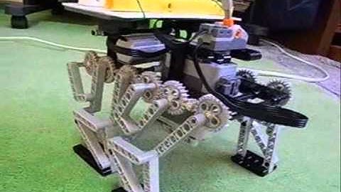 Lego Technic Variable Parallel Linkage 4 Legged Walking Robot 8