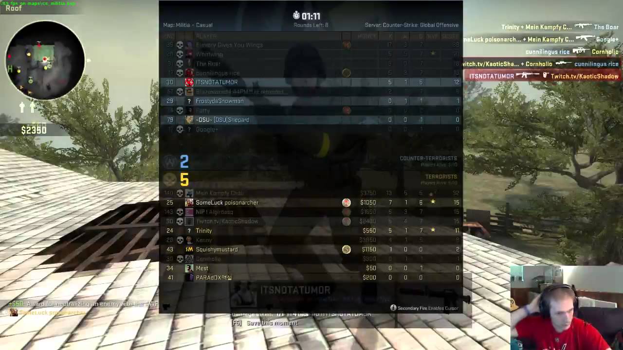 Hang out with KaoticShadow on his quest to the golden AK! Streaming comp and cazh today :D - 1 / 6