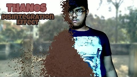 THANOS Disintegration Effect || Avengers- Infinity War || VFX GURU