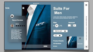 how to design a beautiful Landing Page Design In Axure RP 9