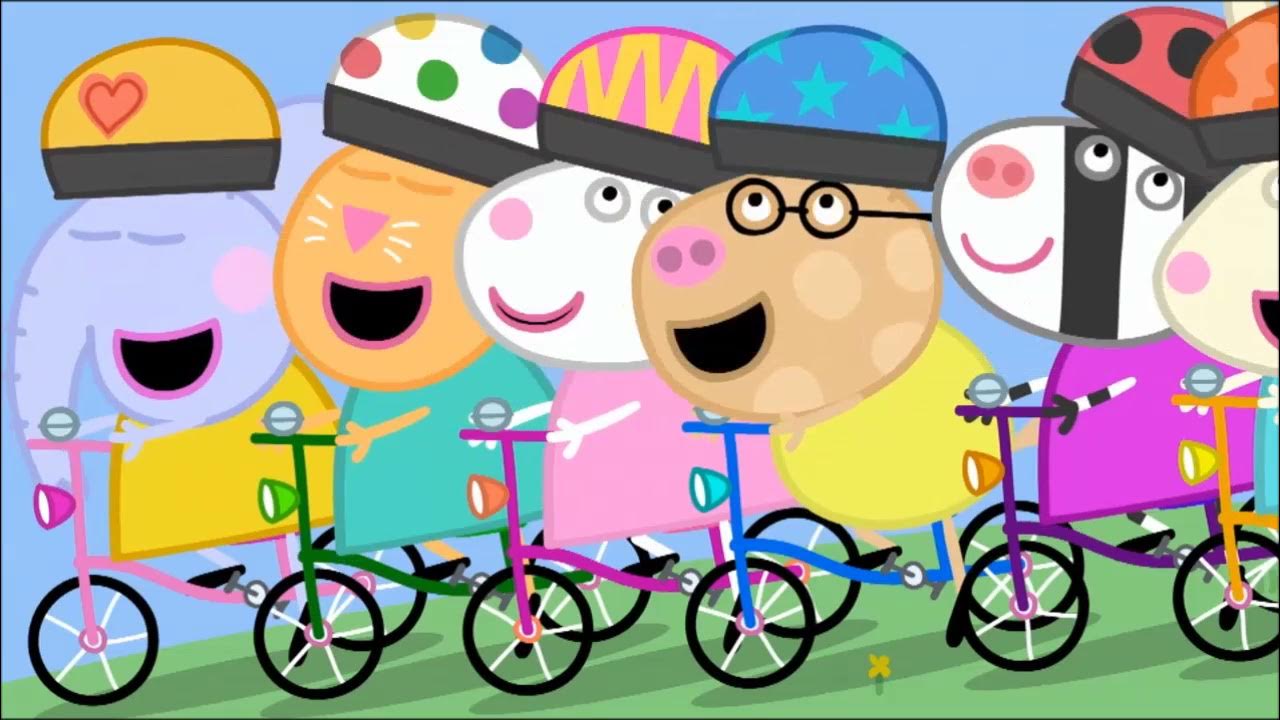 Peppa Pig Bike Race The Cycle Ride YouTube