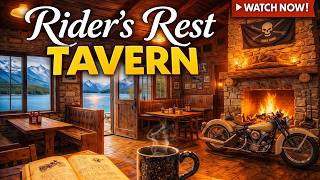 ​The Rider’s Sanctuary | Acoustic Guitar & Crackling Fire [4K]