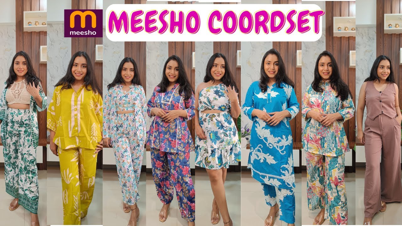 *HUGE* Stylish & Trendy Co-ord Sets from Meesho Part 3 | Two Piece Sets| *VACATION SPECIAL