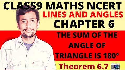 Class 9 Maths | Chapter 6 | Lines and Angles | Theorem 6.7 | NCERT
