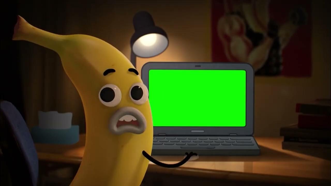 Banana Joe's Laptop Green Screen YouTube