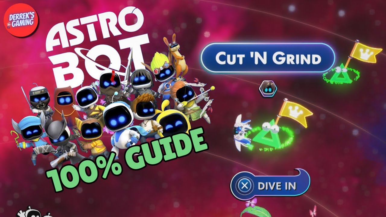 Astro Bot | Cut 'N Grind (Rescue Leon Kennedy Bot) - YouTube