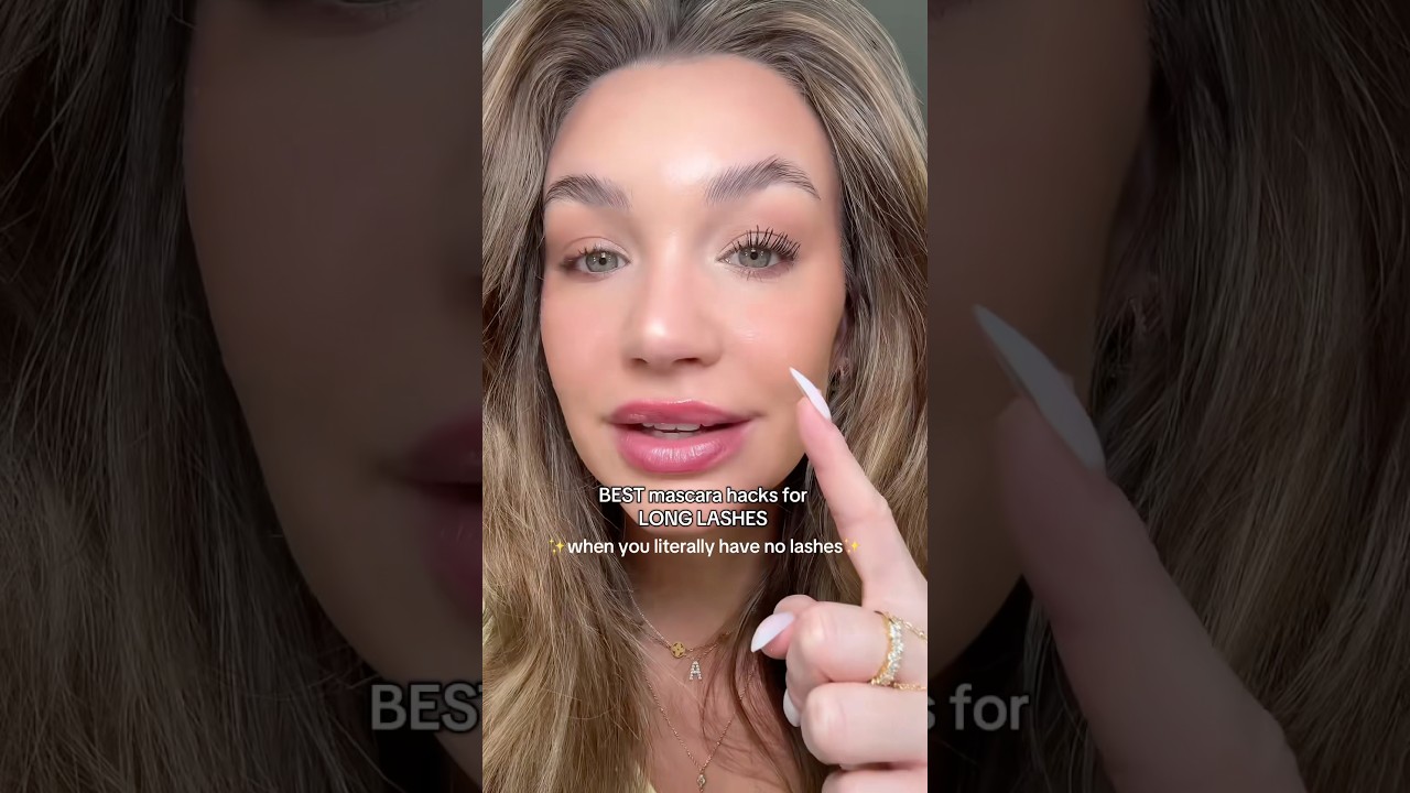 mascara hacks that will actually make your lashes look long ‼️🙌🏼 