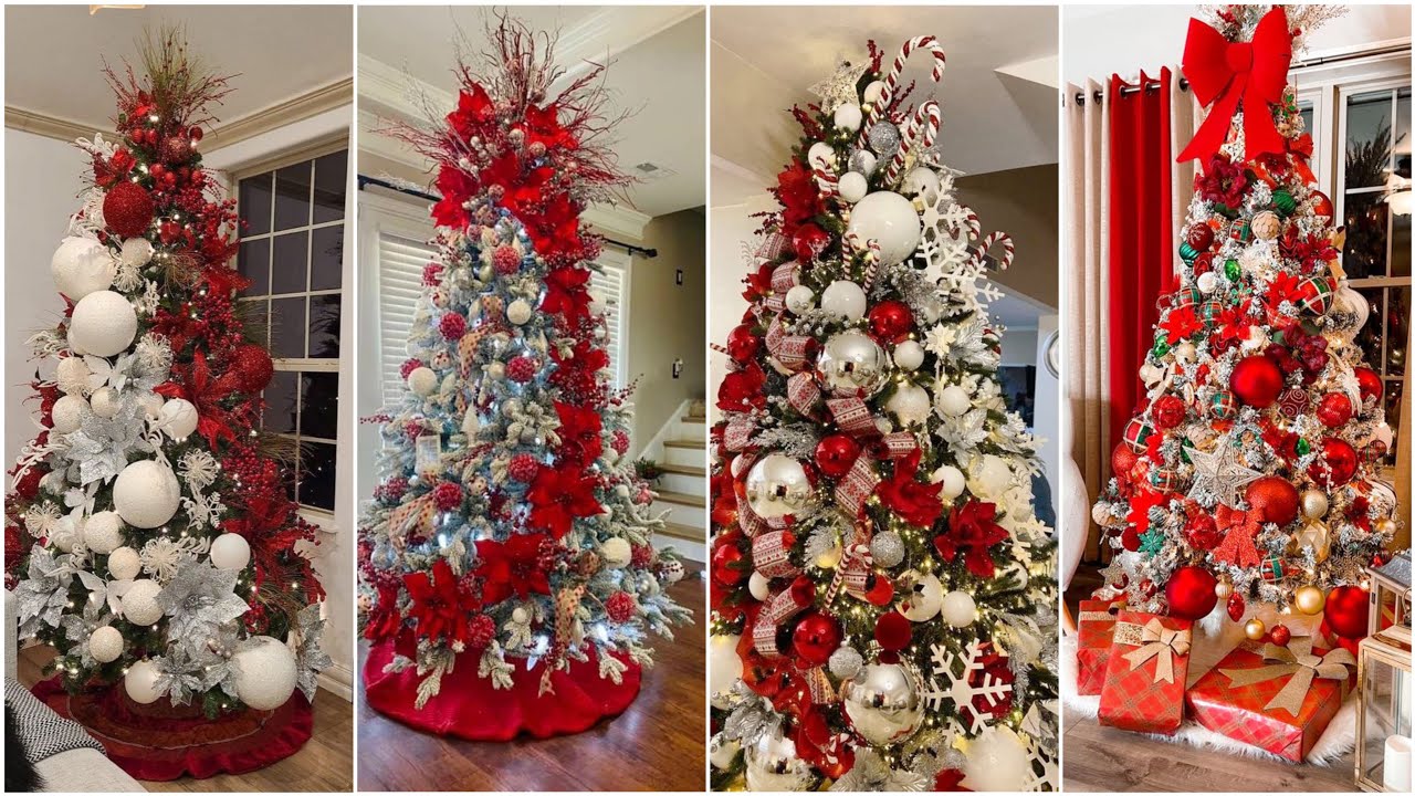Christmas Tree, Gold, Silver, white Arbol de Navidad en Dorado, Plateado y  …  Decoracion arbol de navidad, Árbol de navidad plateado, Ideas para arboles  de navidad
