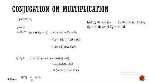 complex numbers   properties   part 1