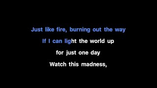 Pink - Just Like Fire (From Alice Through The Looking Glass) Karaoke