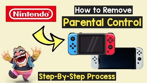 Turn Off & Remove Parental Control Nintendo Switch | Turn Off Supervised Nintendo Switch