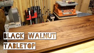 How to make a Black Walnut Table Top