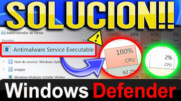 (SOLUCION) Windows Defender Consume Mucha CPU y RAM | Windows 10/11 (Antimalware Service Executable)