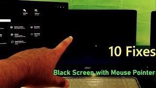 How to Fix Black Screen with Mouse Pointer Problem on Windows 10 (10 Fixes)