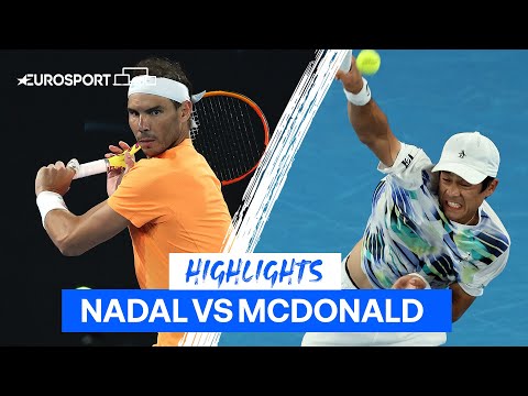 Injured Nadal is Knocked Out of Australian Open by McDonald | Eurosport Tennis