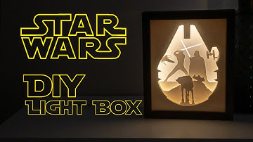 How to Make Star Wars Light Box | DIY Tutorial