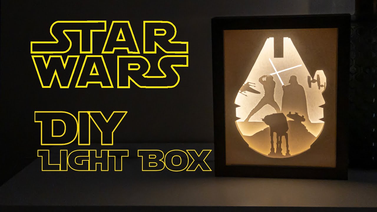 How to Make Star Wars Light Box