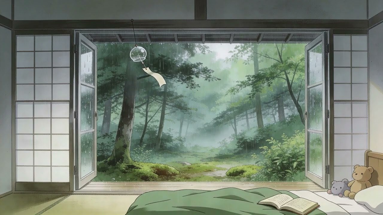 Calm Rainy Days ☁️ Cozy Lofi Beats  𓏲 ๋࣭  ࣪ ˖