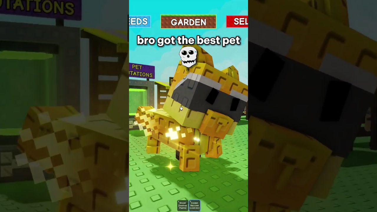 Bro Got The Best Pet In Grow A Garden Roblox Growagarden Gag Funny