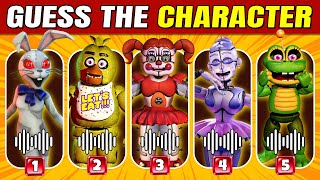 Guess The FNAF Character by Voice & Mouth - Fnaf Quiz | Five Nights At Freddys| Circus Baby, Freddy