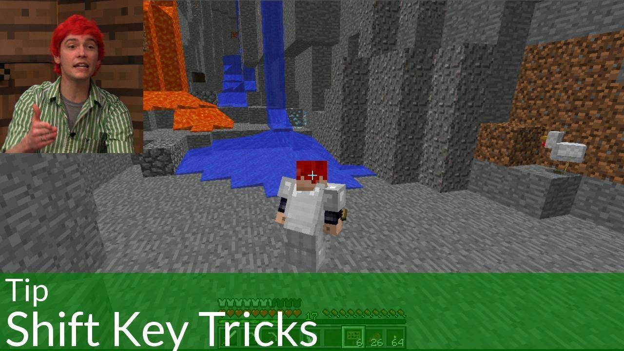 Tip: Shift Key Tricks To Improve Minecraft