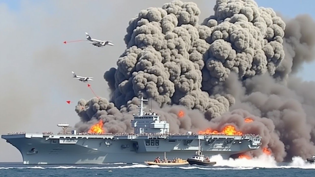 15 minutes ago, a Russian Sukhoi Su-57 pilot brutally destroyed a US  aircraft carrier in the Black