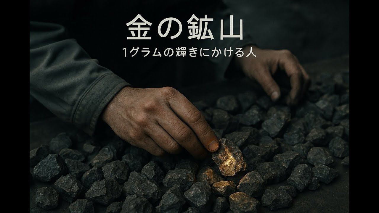 金の鉱山、1グラムの輝きにかける人。｜勝手に”ドキュメント72時間”を
