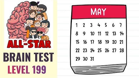 Brain Test All Star Level 199 | Find an impossible date | Walkthrough