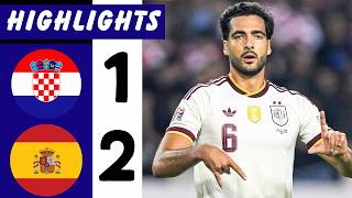 Croatia Vs Spain 1-2 All Goals Highlights Uefa Nations League 2026 - Mikel Merino Goal