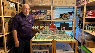 Marx toy soldier Walt’s secret lair of endless rooms of figures! 
