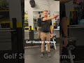 Fast and Easy Shoulder Warmup for Golf #golffitness #golfperformance (Exercise 1 of 11)