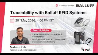 Webinar - Traceability with Balluff RFID Systems