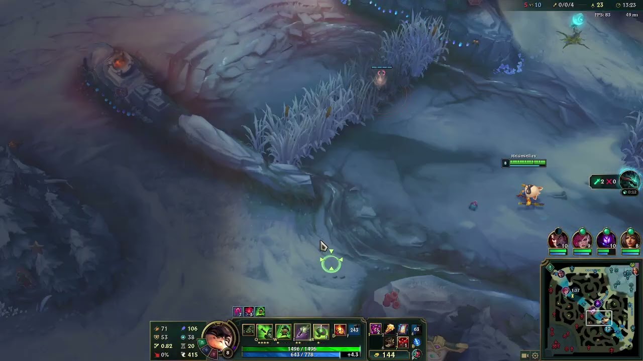 [kda 4/3/16] teemo vs swain support ranked patch 25.24