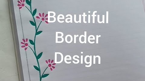 Beautiful border design @rangallyritu  #borderart #borderdesign #borderpattern #easyborder #art
