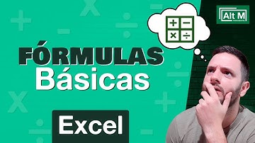 4 Fórmulas Básicas no Excel - Soma, Subtração, Multiplicação e Divisão [Aula 69]