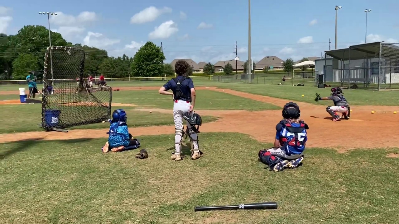 Catcher's Receiving Footwork Drill YouTube