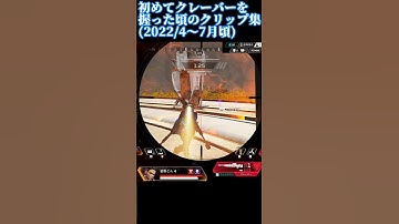 【APEX】クレーバーを初めて握った頃のクリップ集 #shorts #apex #apexlegends #kraber #エペ #エーペックス #クレーバー