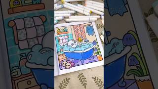 Famous Adorable skeleton enjoying a bath!๐ #coloring #cocowyo #coloringbook #asmr #asmrcoloring Net Worth